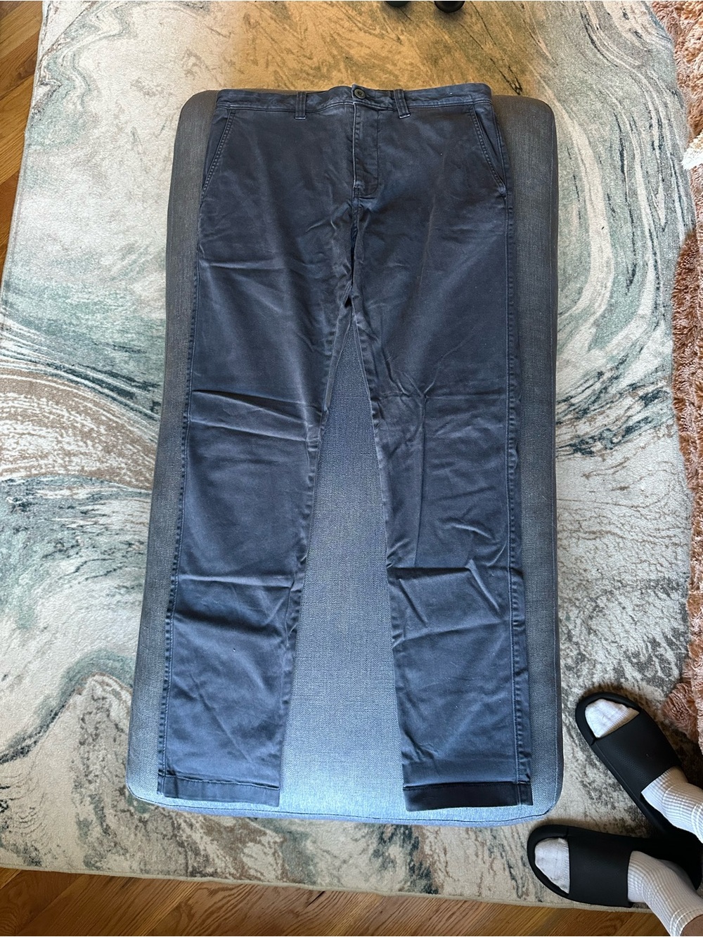 Madewell Men’s Penn Slim Fit Chino 33x32 Indigo Ink Navy Blue